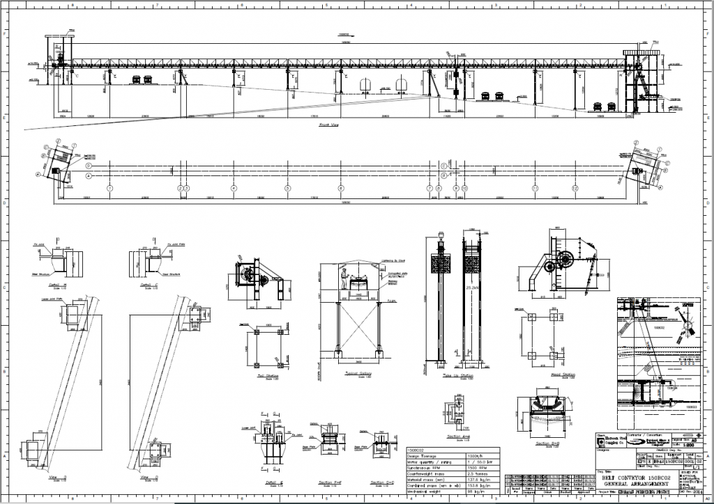 طراحی سیستم انتقال مواد در پروژه فولاد خراسان