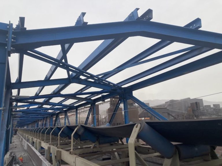 تهیه، ساخت استراکچر، تامین، نصب و راه اندازی نوار نقاله CV2H16 کارخانه احیا شماره دو شرکت جهان فولاد سیرجان